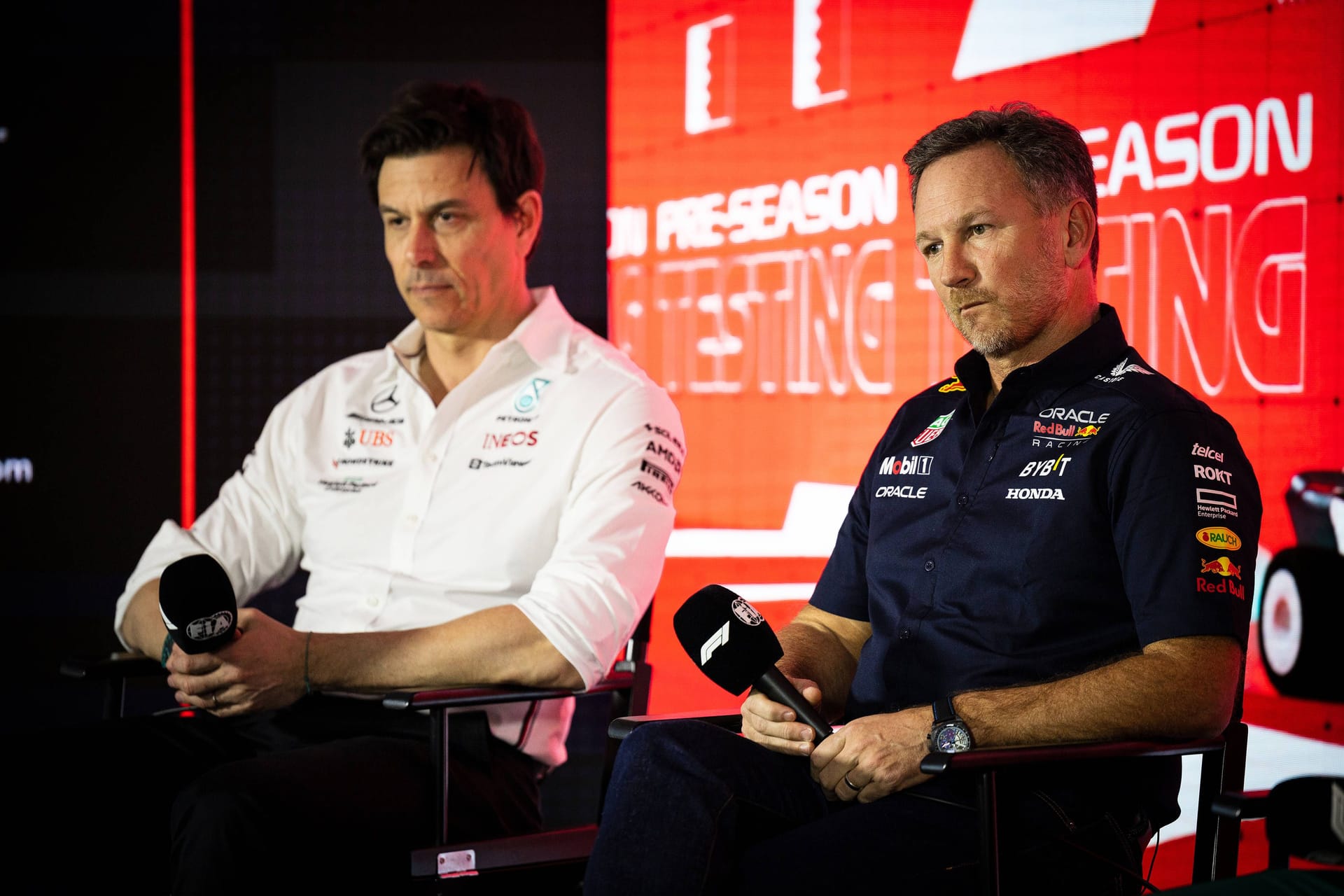 Toto Wolff (links) und Christian Horner: Die beiden Teamchefs bekriegten sich schon in der Vergangenheit immer wieder.