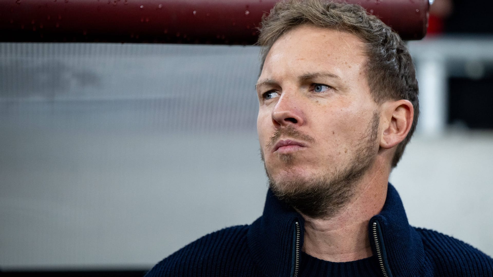 Julian Nagelsmann: Der Bundestrainer war beim Pokalspiel der Bayern gegen Leverkusen im Stadion.