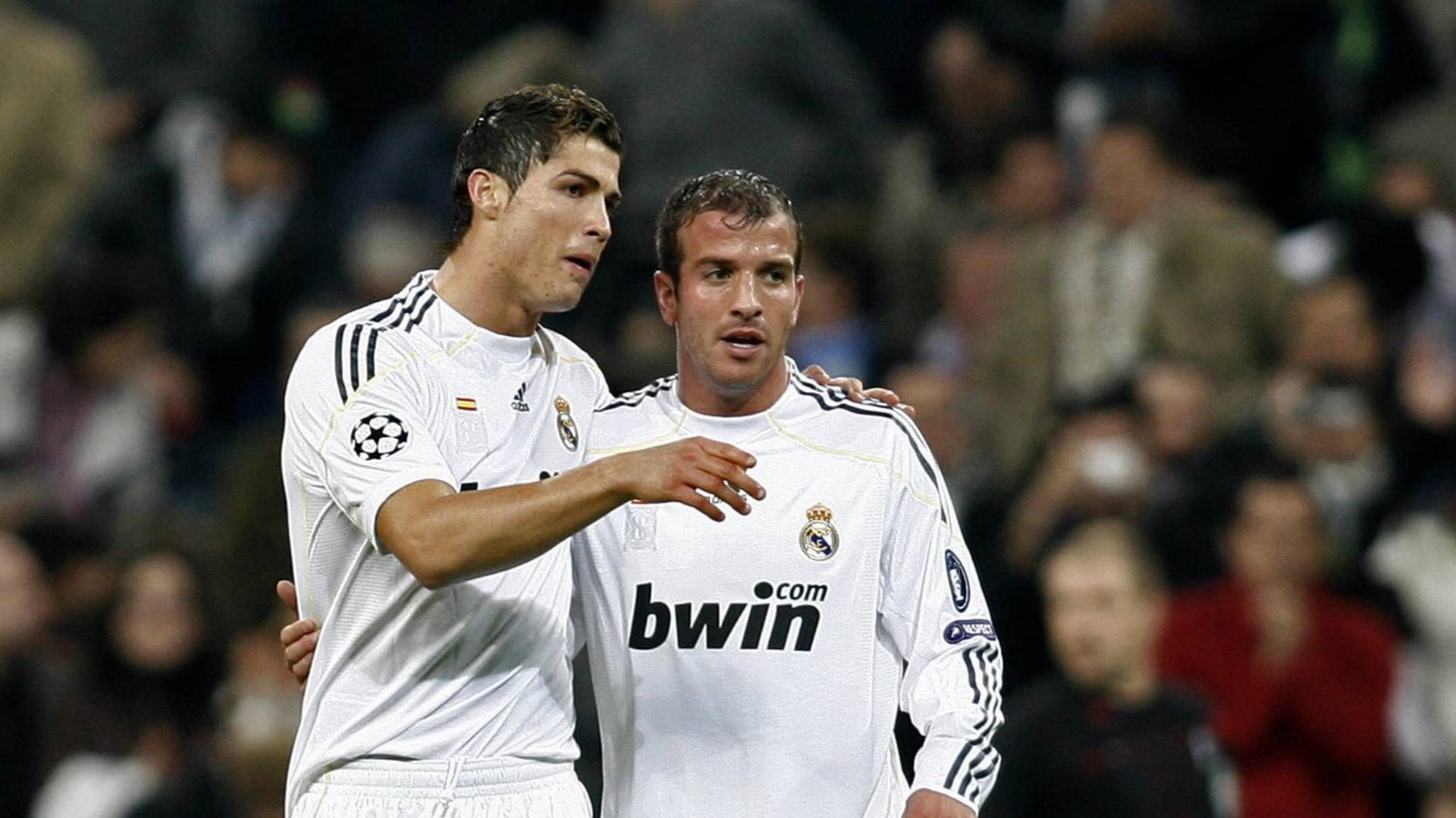 Cristiano Ronaldo (l.) und Rafael van der Vaart: Einst trugen sie gemeinsam das Real-Trikot.