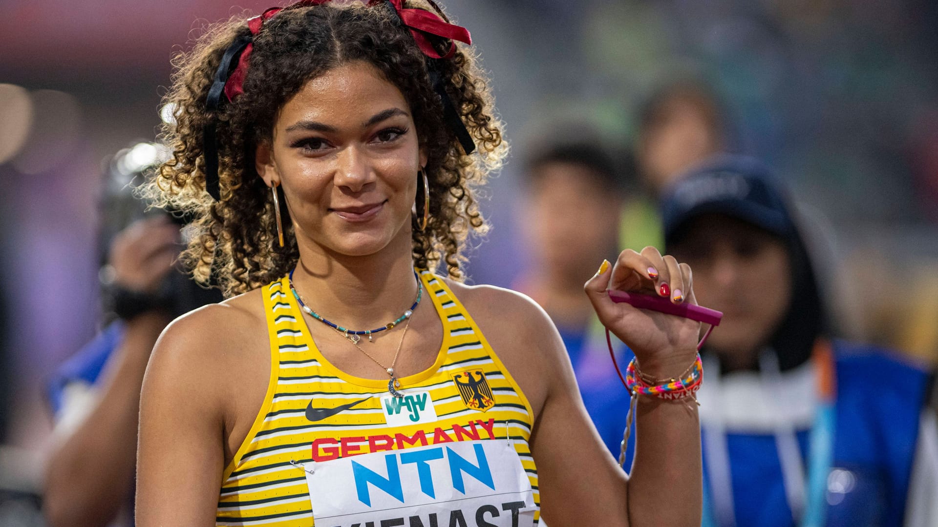 Nova Kienast: Die deutsche Hammerwerferin zählt zu den größten Talenten der Leichtathletik.