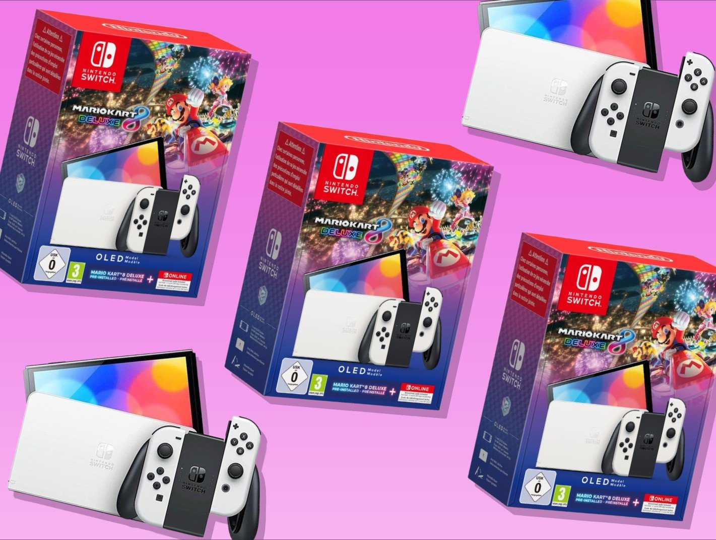 Cyber Week Deal: Nintendo Switch OLED mit Mario Kart 8 Deluxe bei Media Markt.