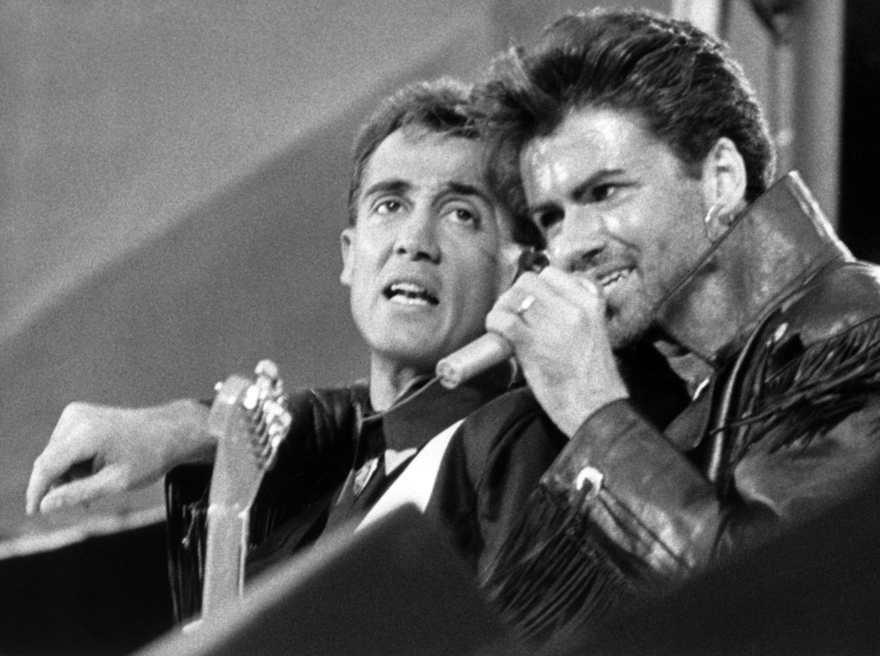 Laufen an Weihnachten seit Jahrzehnten in Dauerschleife: Andrew Ridgeley und George Michael von „Wham!“ mit „Last Christmas“