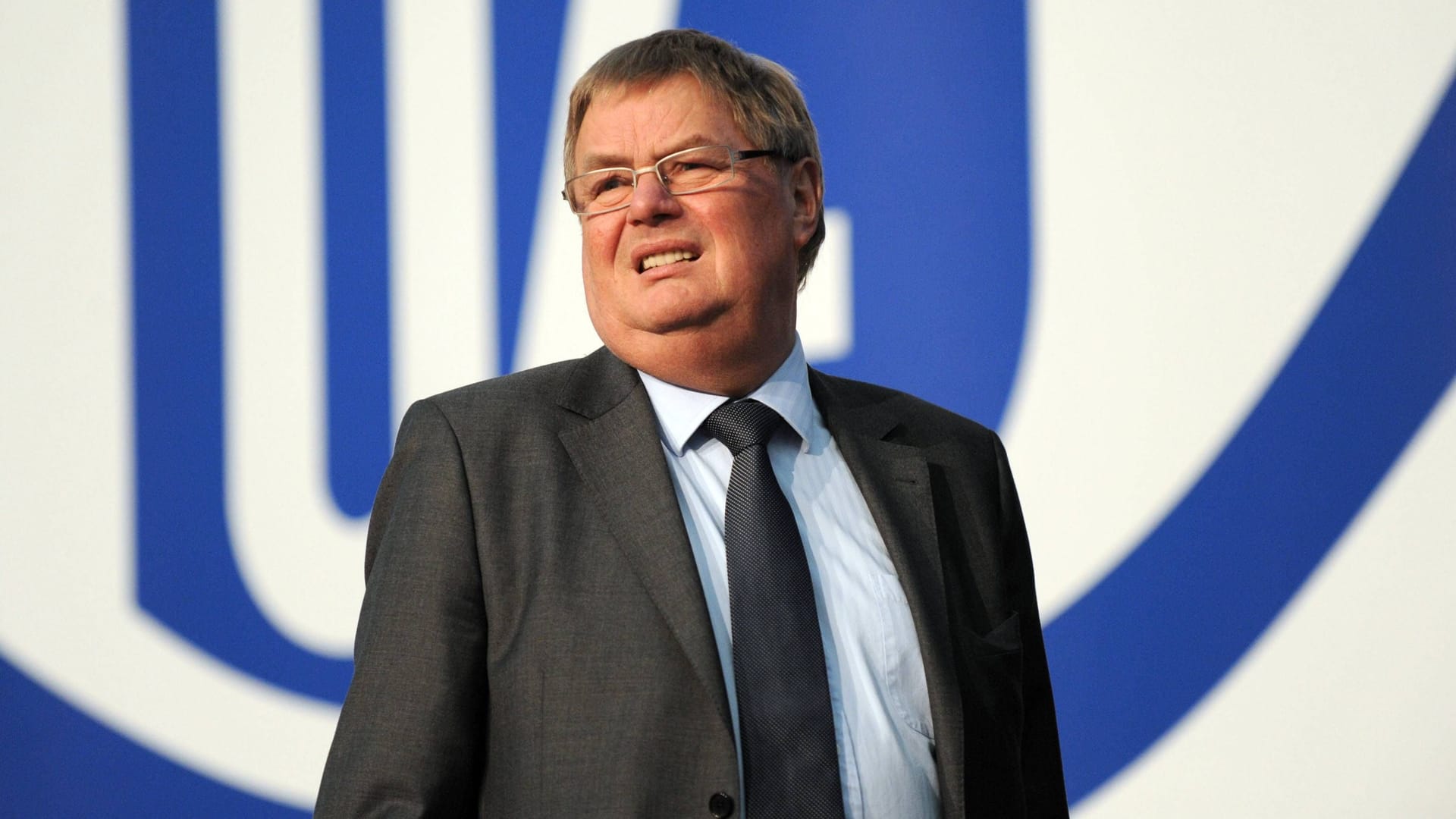 Josef Schnusenberg bei der Jahreshauptversammlung des FC Schalke 04 im Jahr 2010.