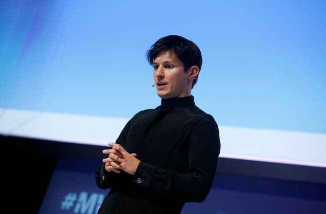 Telegram-CEO Pawel Durow im Februar 2016 an einem Vortrag in Barcelona.