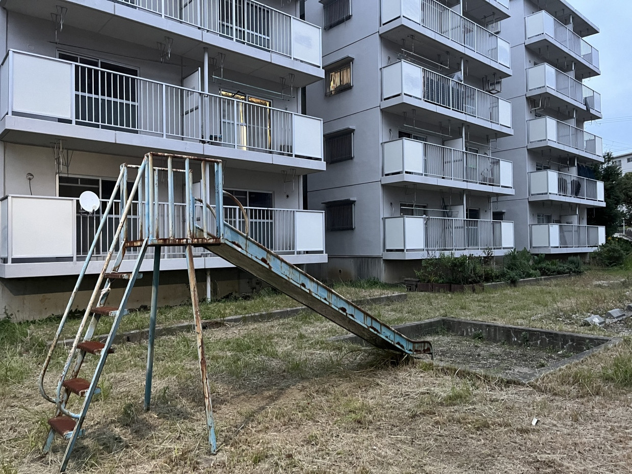 In der Siedlung Meimai Danchi ist jeder zweite Bewohner über 65.