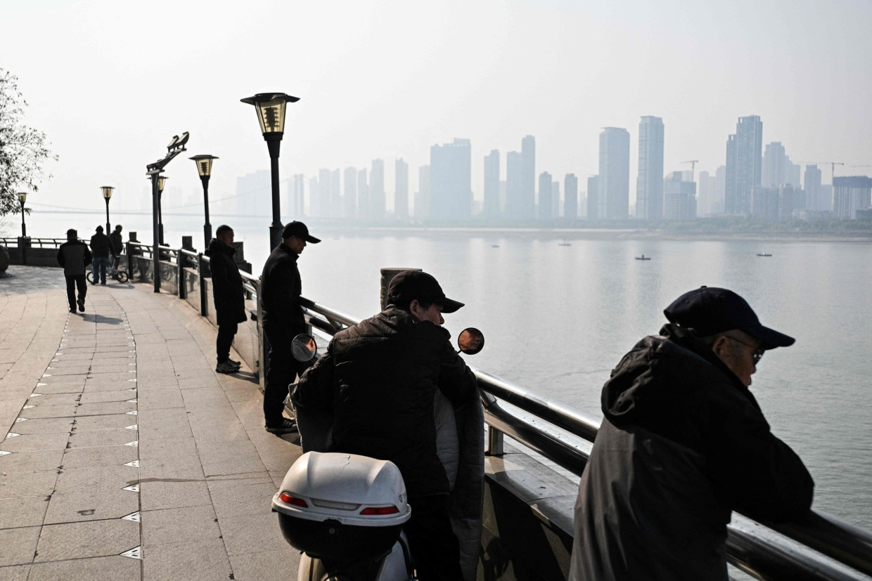 Die Uferpromenade des Jangtse: Keine zwei Kilometer von hier liegt der noch immer geschlossene Huanan-Markt.