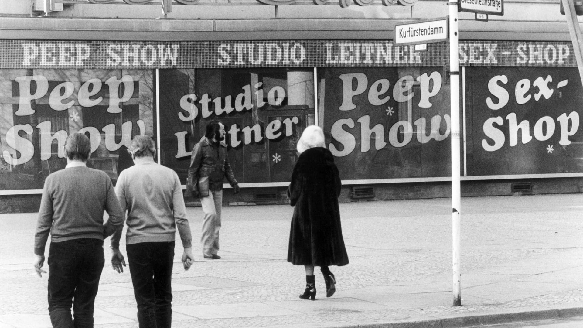 Sex- und Peep-Shows auf dem Kurfürstendamm in Berlin