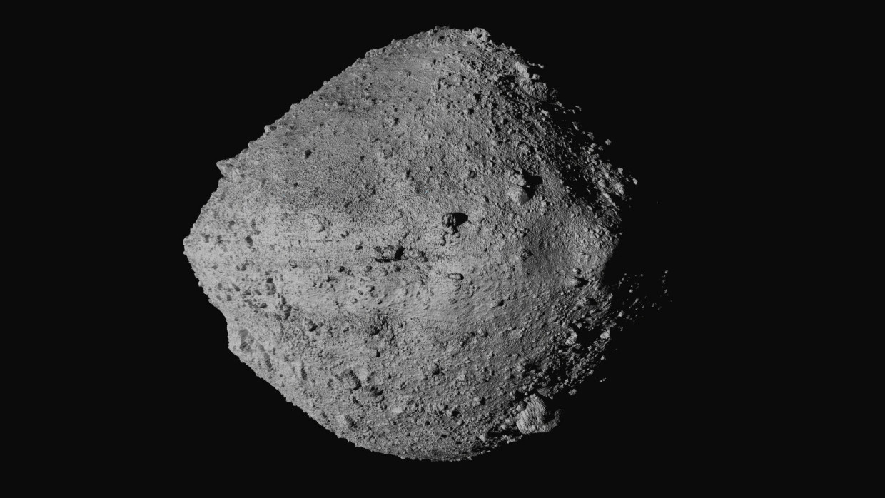 Der Asteroid Bennu, aufgenommen von der Raumsonde Osiris-Rex aus etwa 80 Kilometern Entfernung.