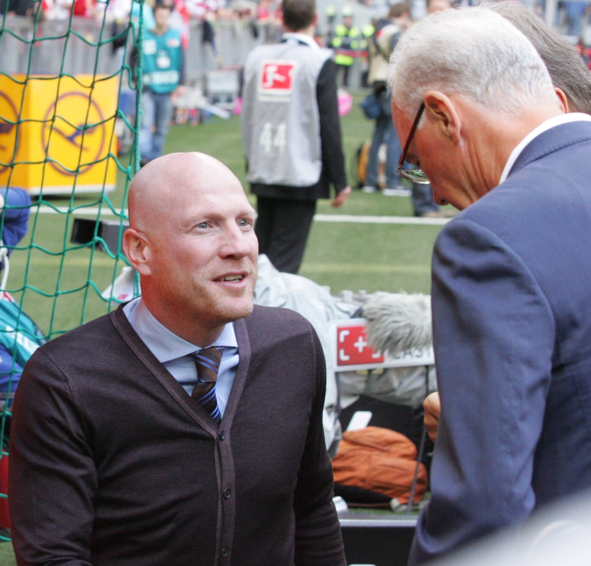 Matthias Sammer (l.) und Franz Beckenbauer: Der Europameister von 1996 schaute schon als Spieler zum "Kaiser" auf.