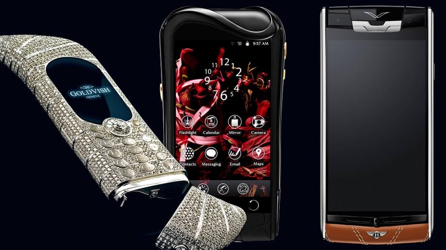Vertu, Goldvish, Savelli: Smartphones aus der obersten Preisklasse. Vertu, Goldvish, Savelli: Smartphones aus der obersten Preisklasse.
