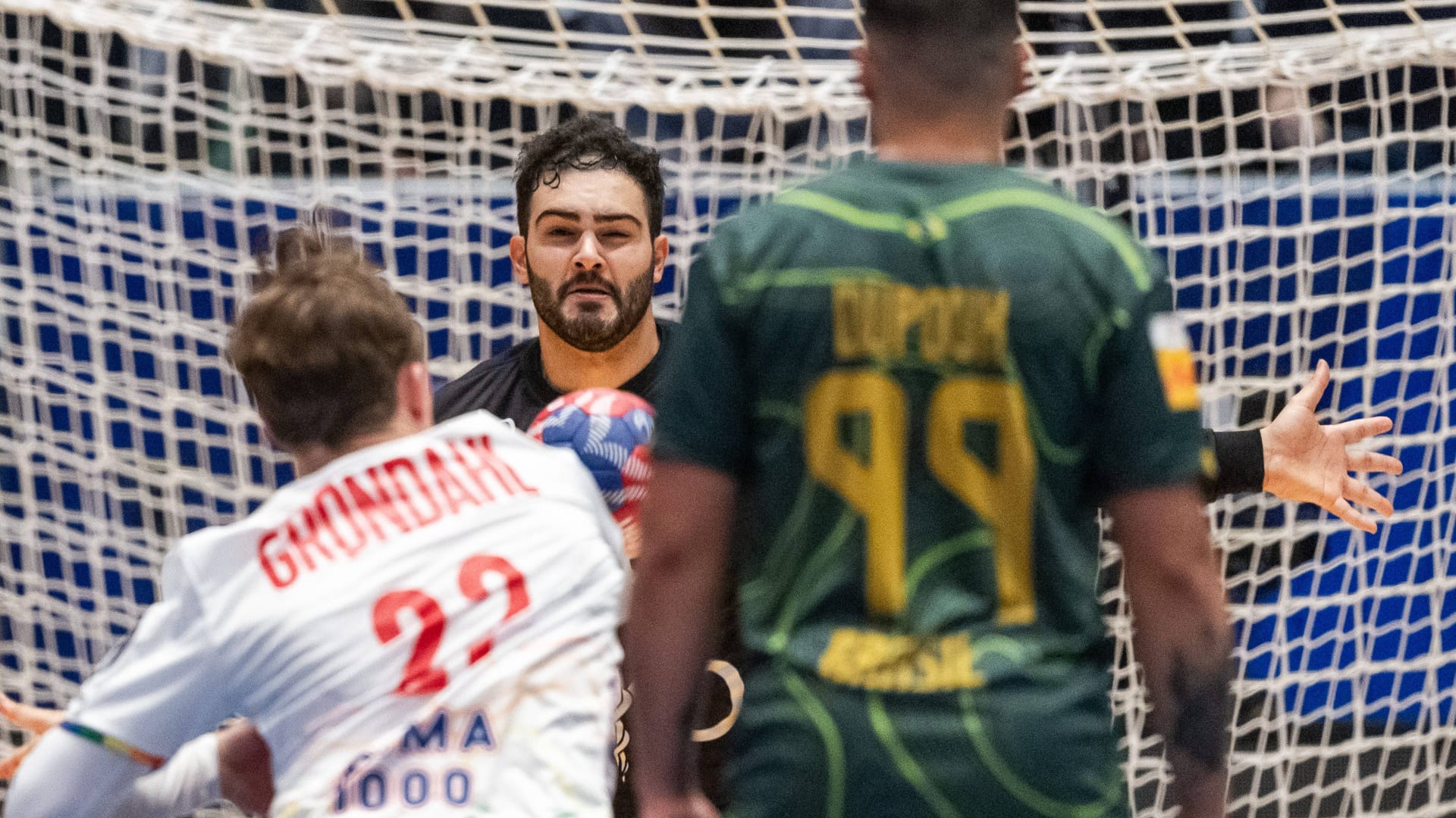 Brasiliens Keeper Rangel da Rosa wurde beim Sieg gegen Norwegen zum Spieler des Spiels gekürt.