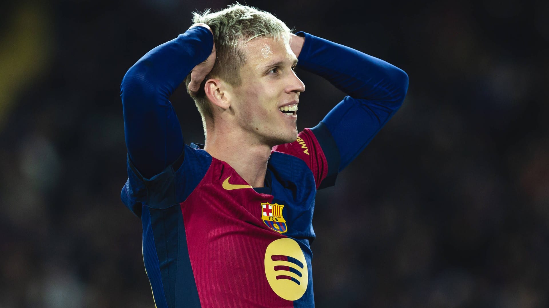 Dani Olmo im Trikot des FC Barcelona: Nächster Rückschlag?