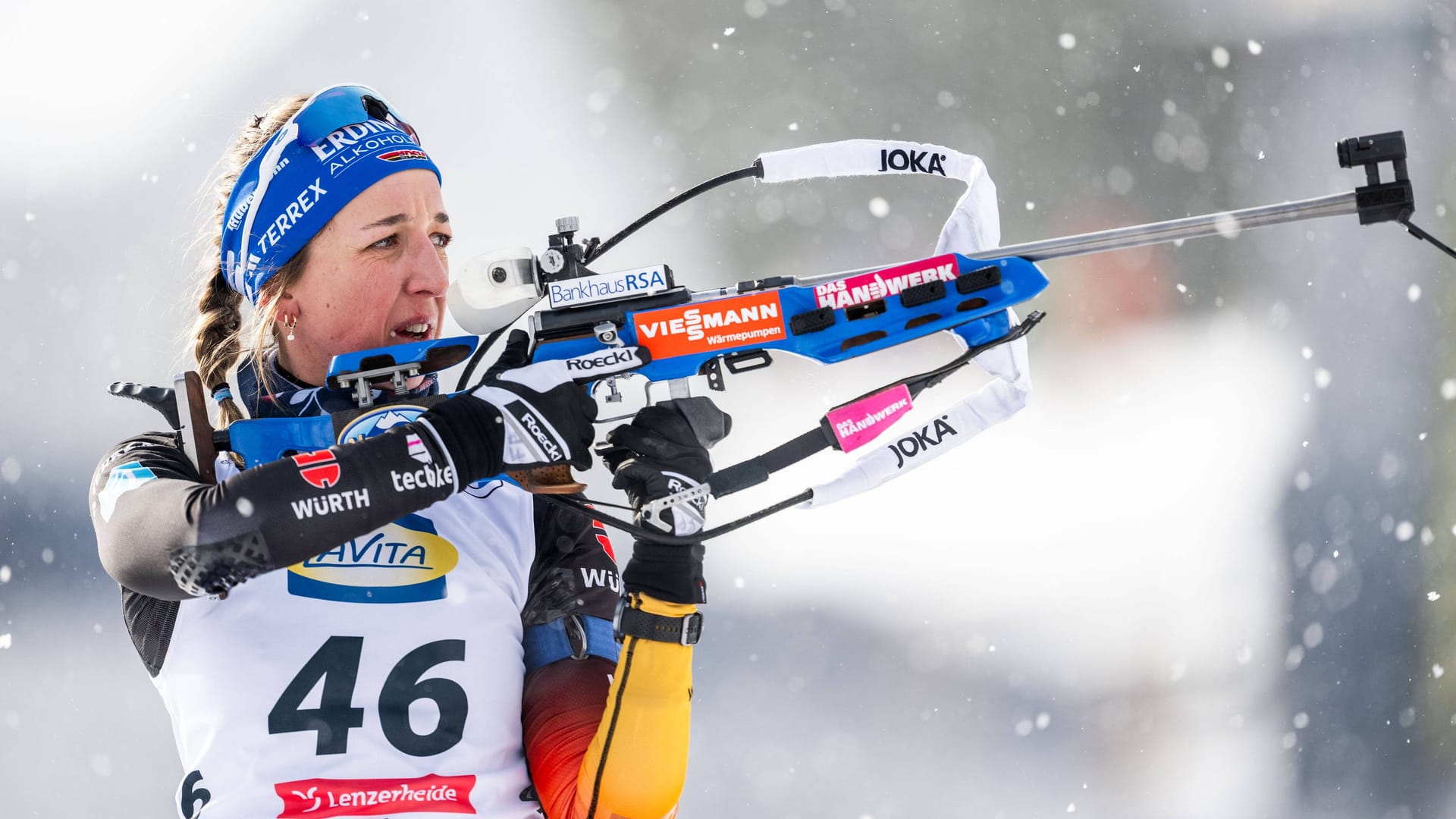 Franziska Preuß: Sie zeigte im Sprint eine bärenstarke Leistung. Franziska Preuß: Sie zeigte im Sprint eine bärenstarke Leistung.