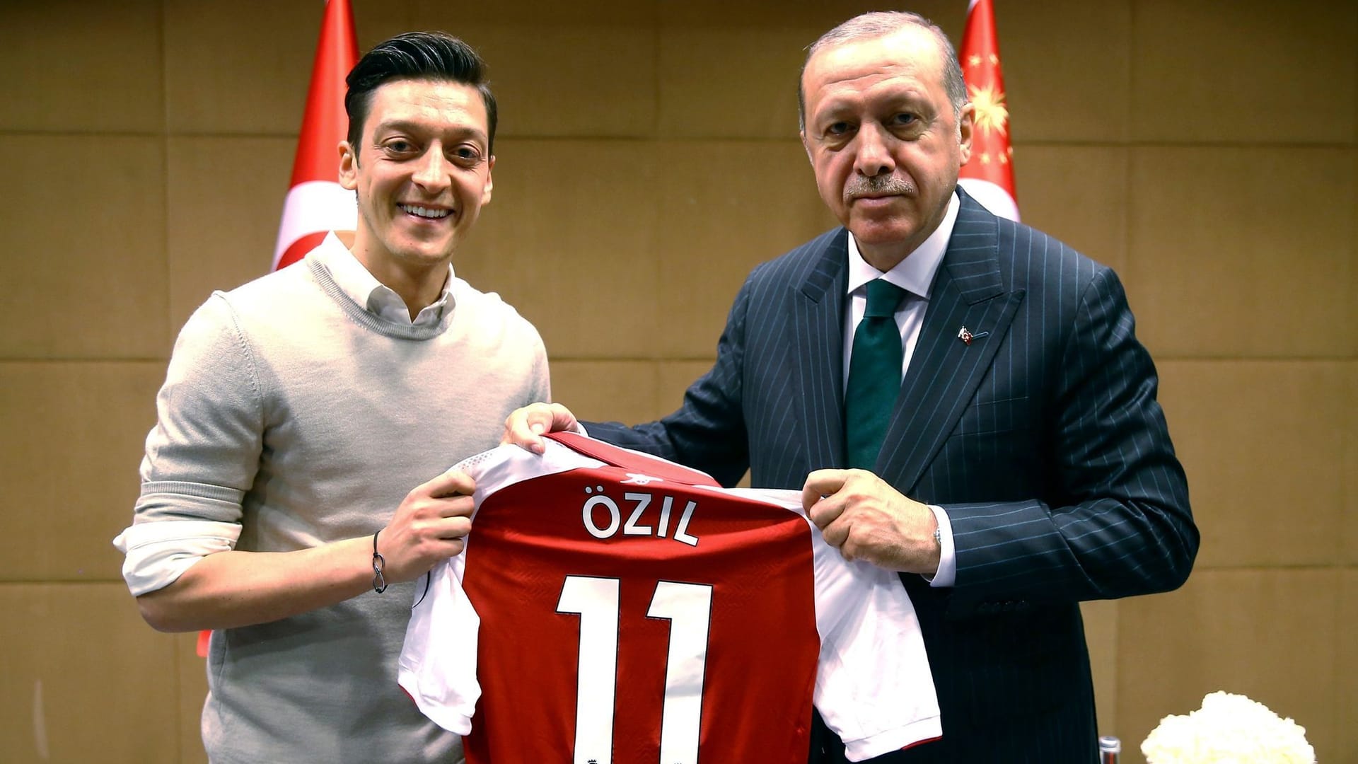 Mesut Özil und Recep Tayyip Erdogan