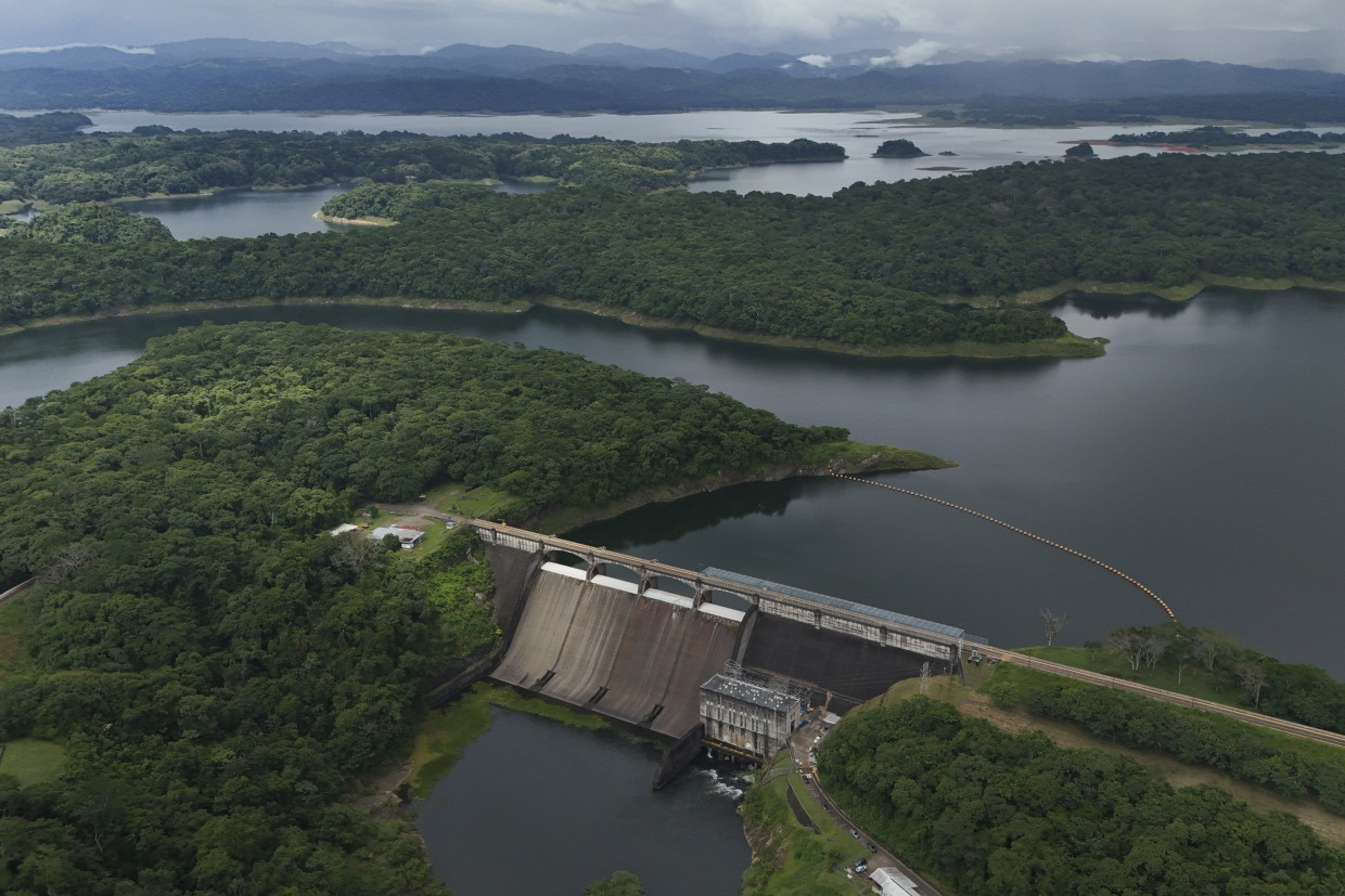 Der Madden-Damm des Panamakanals steht im Alajuela-See in Colon.