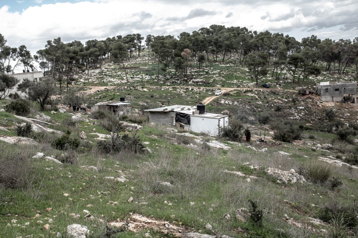 Das Ausweichquartier am Rande von Dschenin, in das Ahmad Khanfar und seine Familie vor den Kämpfen geflüchtet sind.