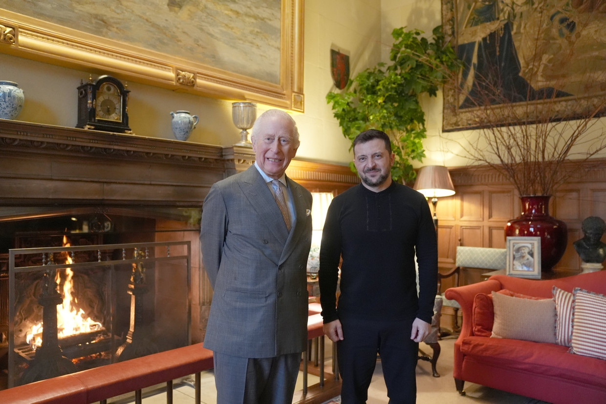 König Charles III. empfängt am Sonntag Wolodymyr Selenskyj auf dem Landsitz Sandringham.