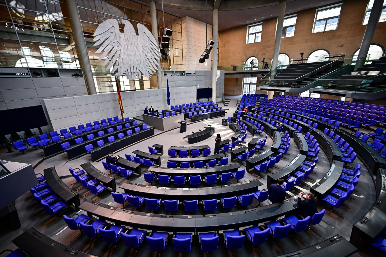 Der 20. Bundestag ohne Abgeordnete. In der kommenden Woche soll er sich zum letzten versammeln, um die Verfassung zu ändern.