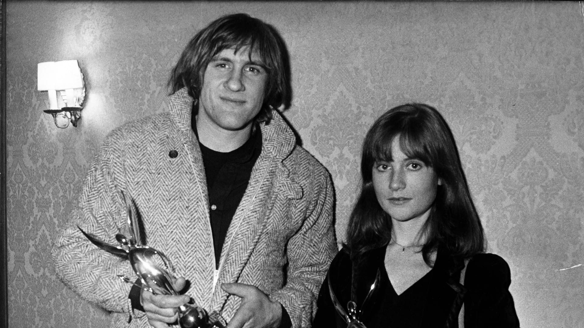 Isabelle Huppert in den Siebzigern an der Seite von Gérard Depardieu.