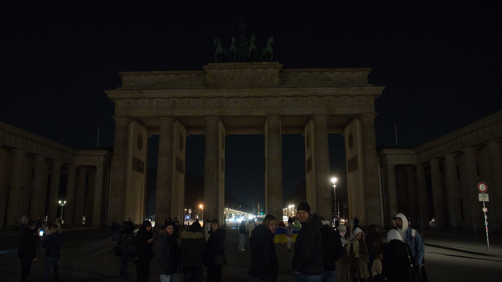 Earth Hour in Deutschland - Brandenburger Tor