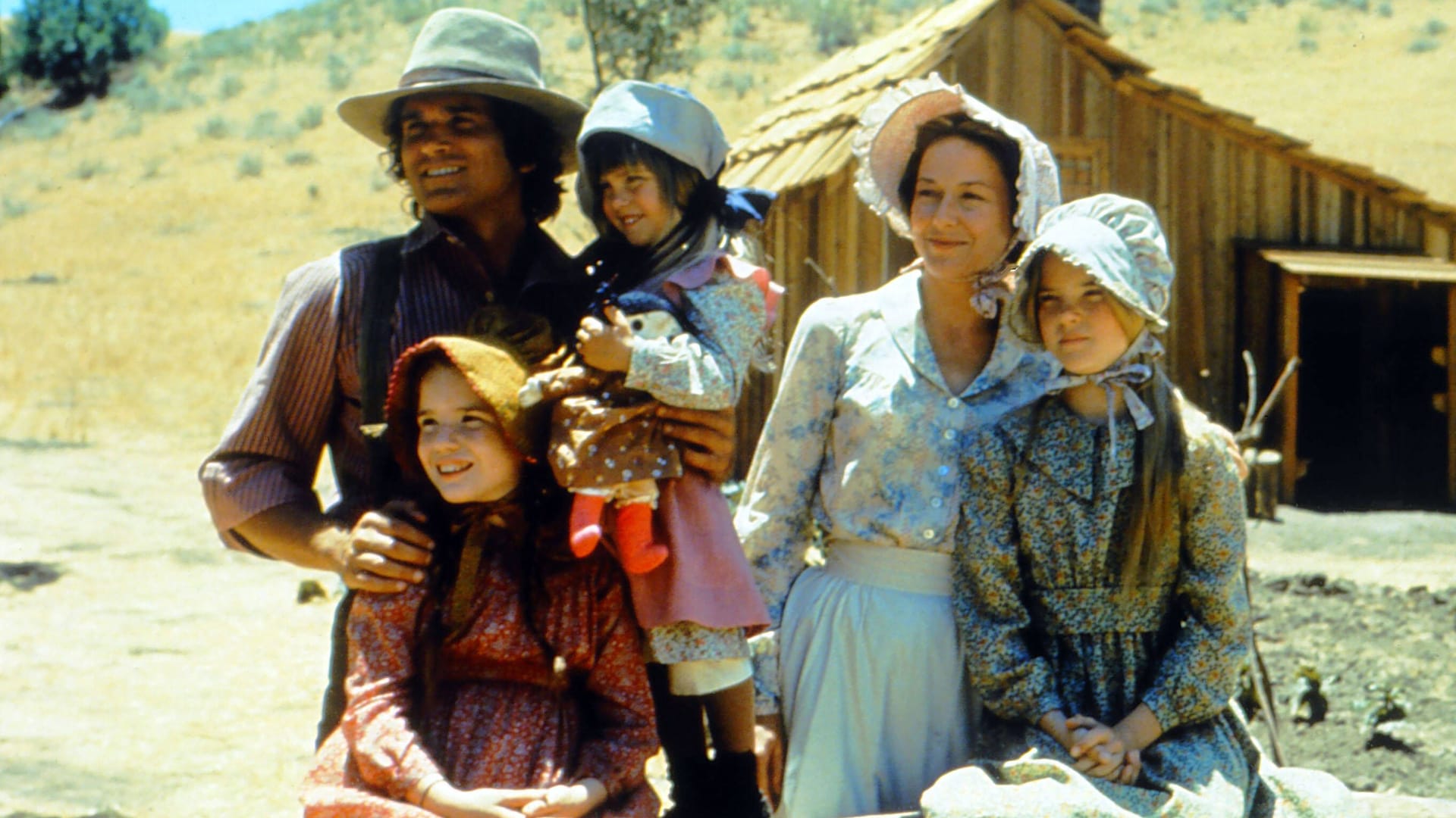 "Unsere kleine Farm": Melissa Gilbert (u.l.) stand als Ingalls mit ihrer Familie im Mittelpunkt der Serie.