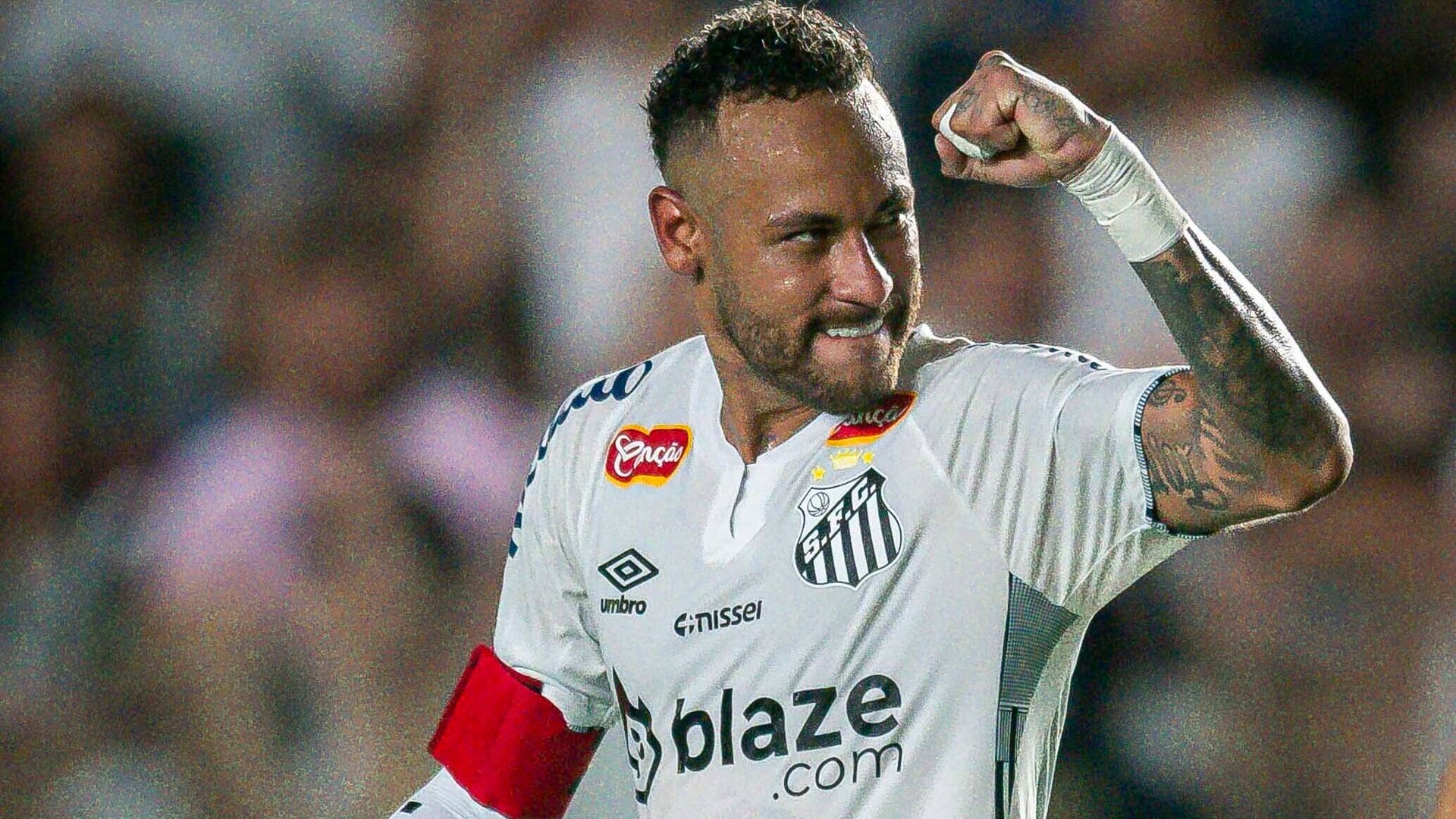 Neymar im Trikot des FC Santos: Der 33-Jährige war Ende Januar zu seinem Herzensklub zurückgekehrt.