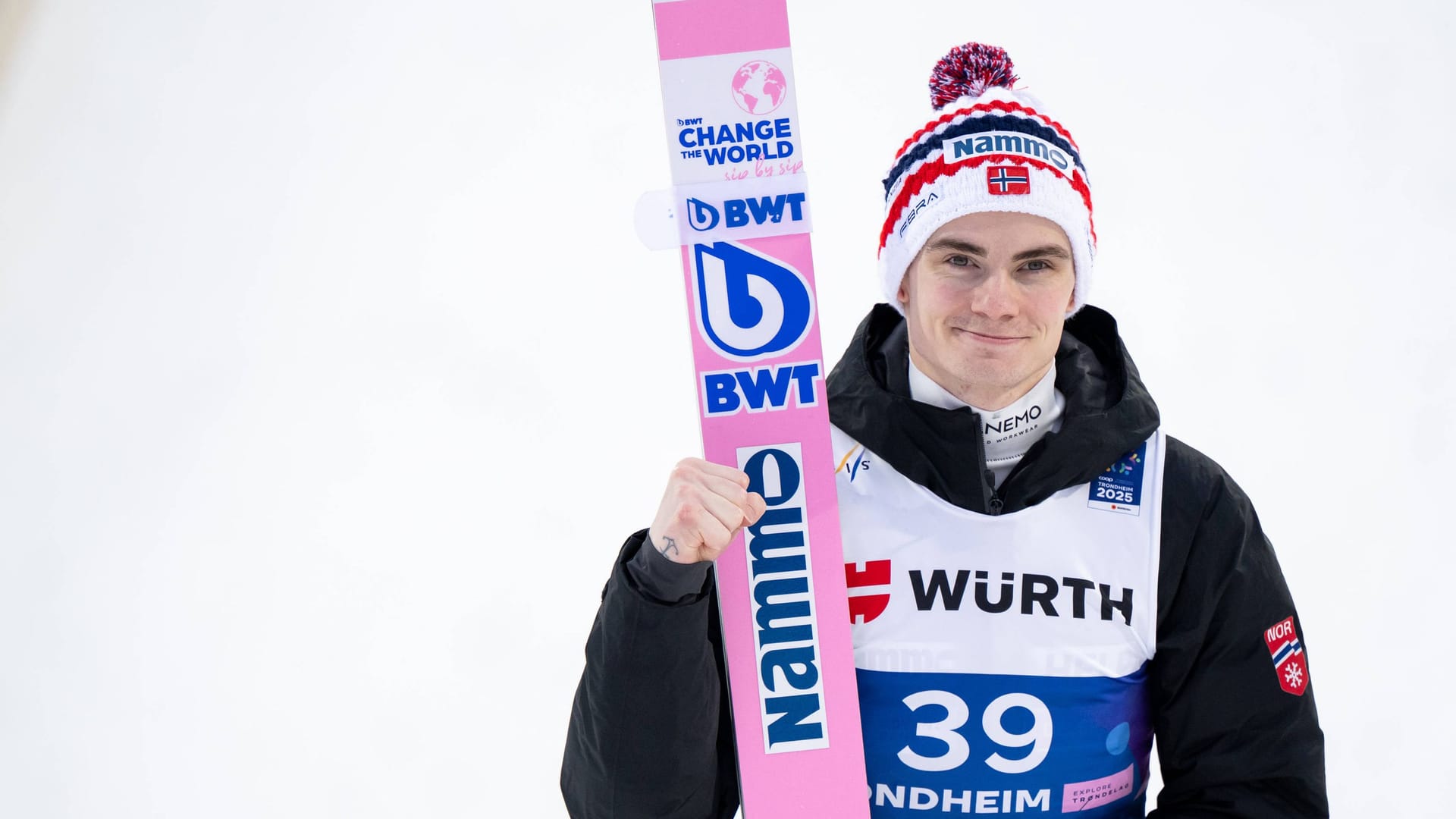 Marius Lindvik: Er wurde Weltmeister von der Normalschanze.