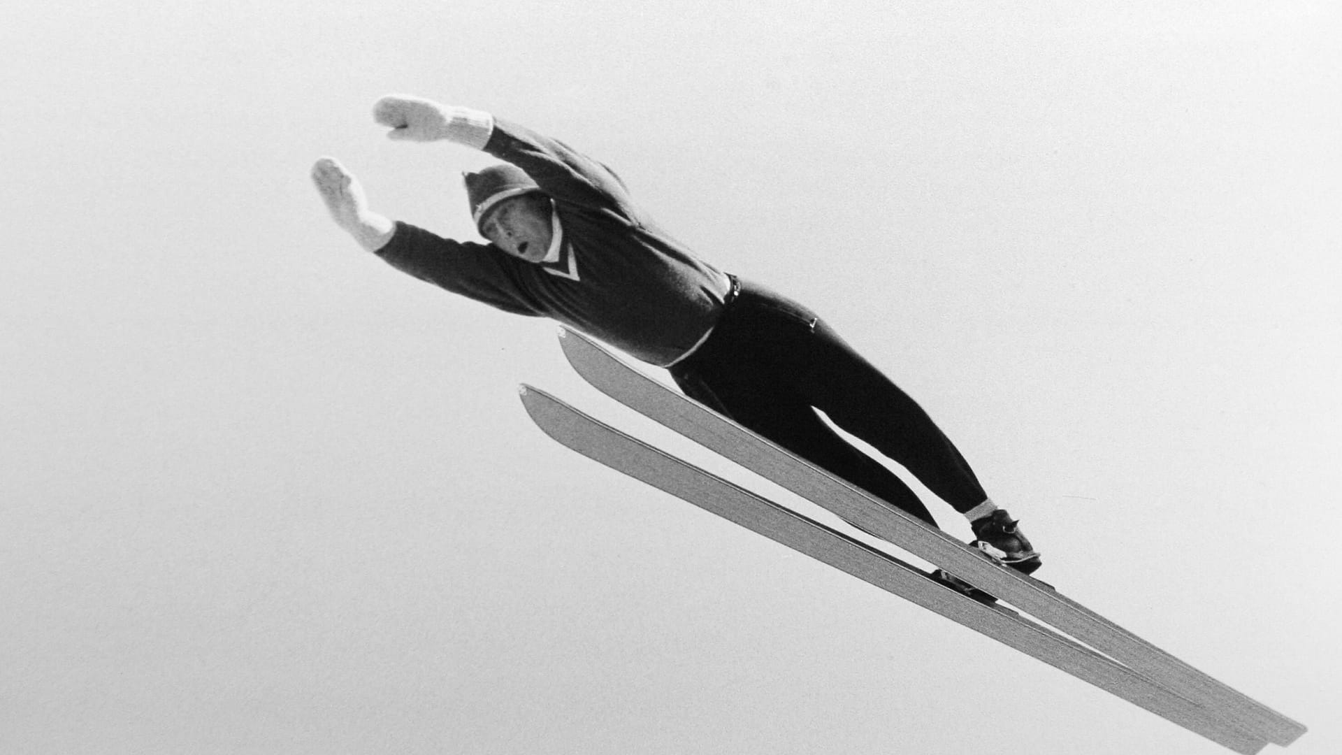 So wurde früher tatsächlich gesprungen: Max Bolkart im Jahr 1960. So wurde früher tatsächlich gesprungen: Max Bolkart im Jahr 1960.