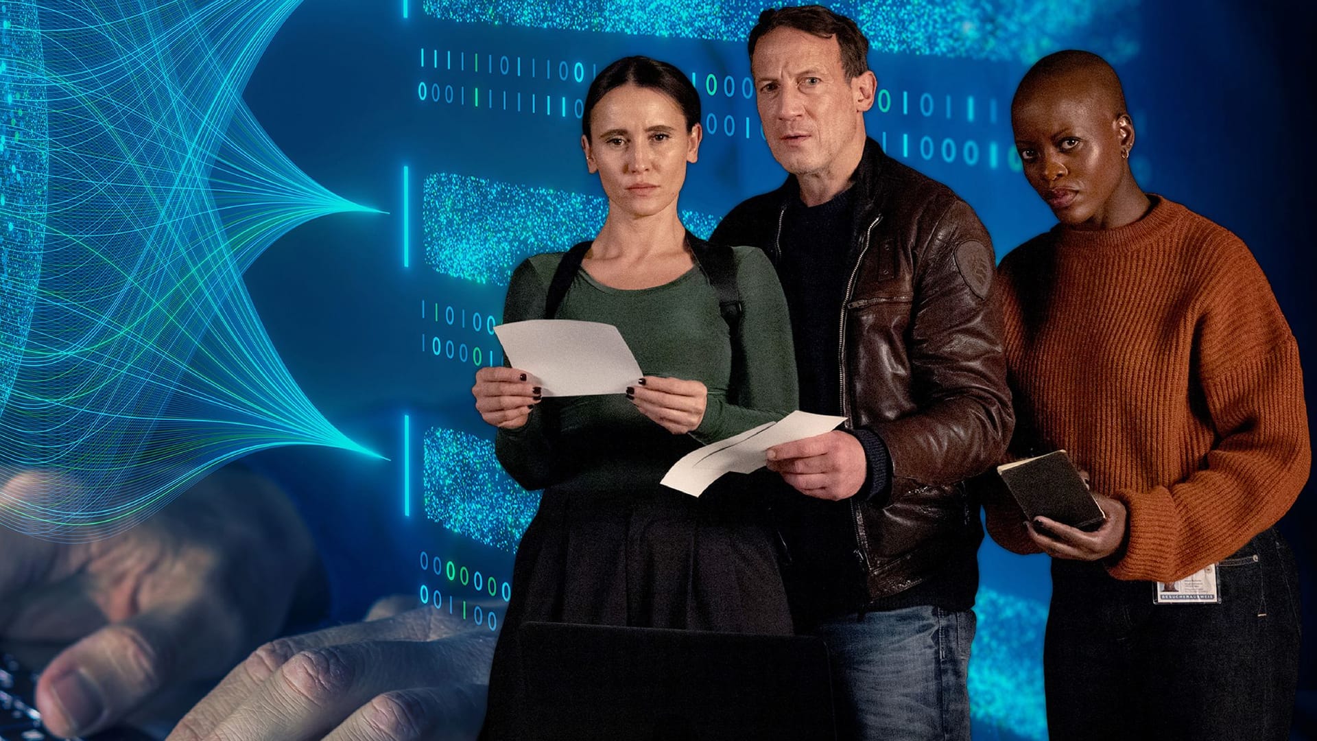 "Im Wahn": Thorsten Falke (Wotan Wilke Möhring), Yael Feldman (Peri Baumeister) und Anaïs Schmitz (Florence Kasumba) ermitteln gemeinsam. "Im Wahn": Thorsten Falke (Wotan Wilke Möhring), Yael Feldman (Peri Baumeister) und Anaïs Schmitz (Florence Kasumba) ermitteln gemeinsam.