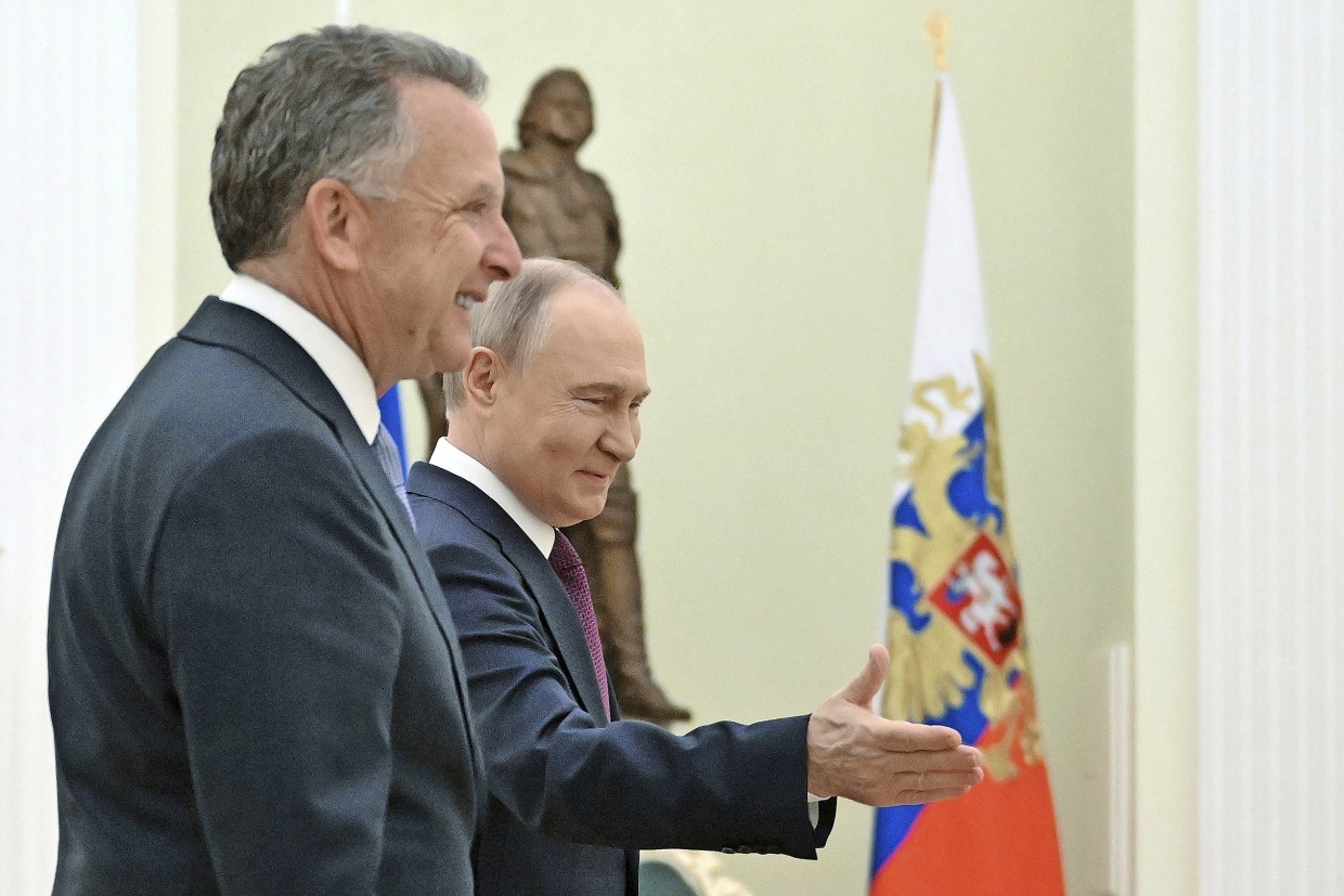 Schon der vierte Besuch: Putin empfängt Witkoff am Freitag in Moskau.