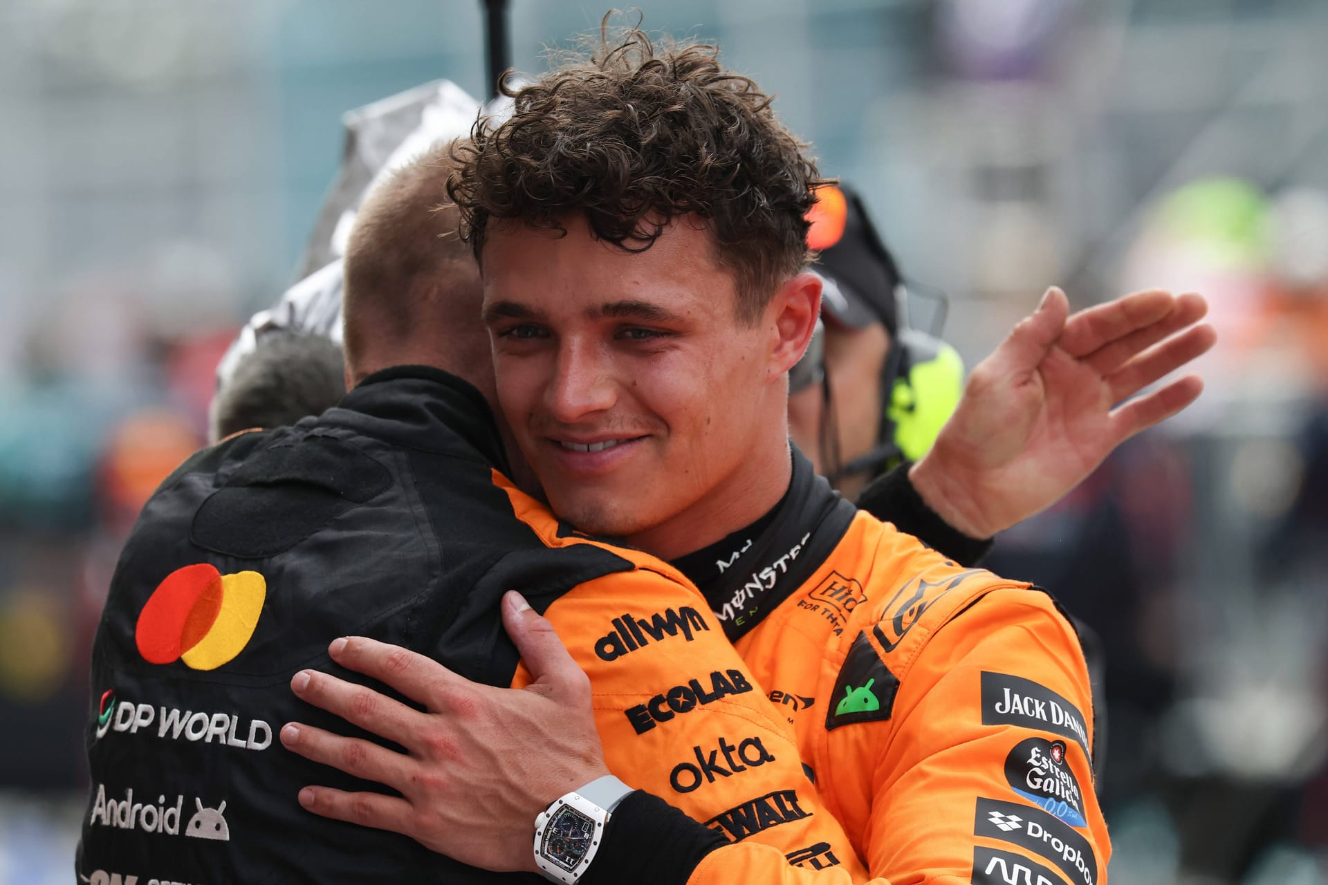Lando Norris hinkt den Erwartungen hinterher. Lando Norris hinkt den Erwartungen hinterher.