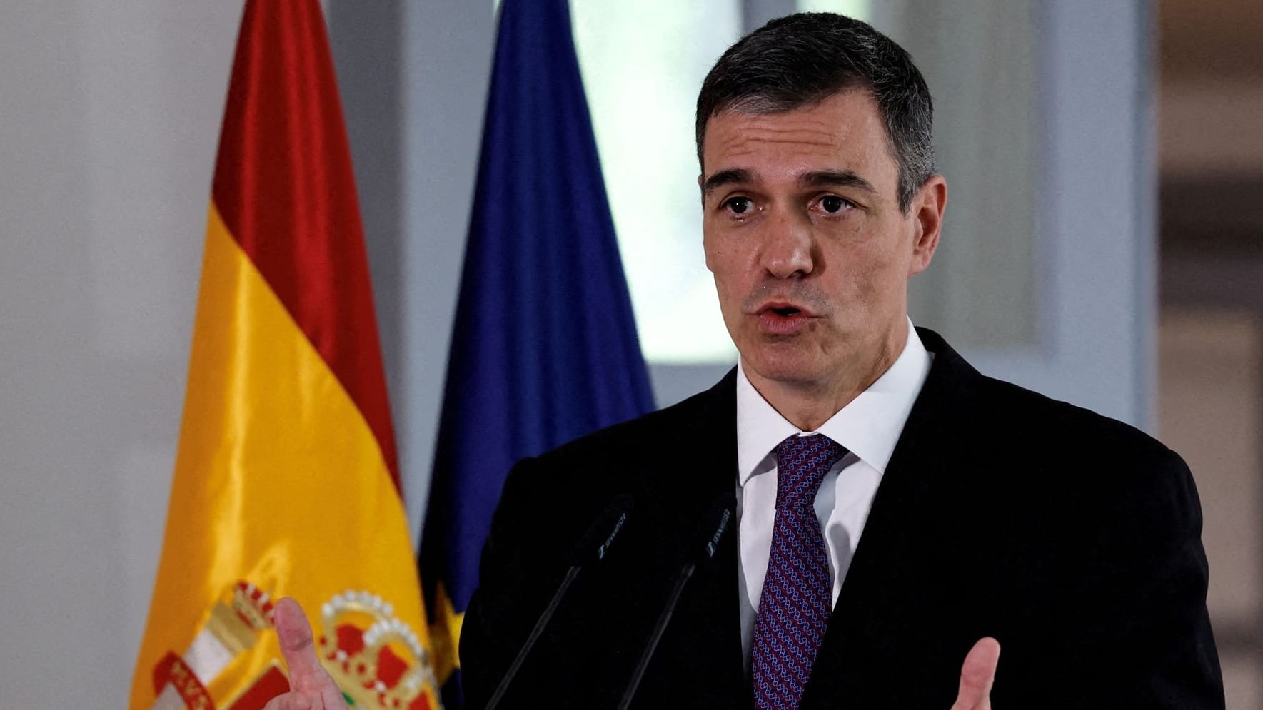 Pedro Sánchez: Er kritisiert schon seit langem das Vorgehen Israels in Gaza. Pedro Sánchez: Er kritisiert schon seit langem das Vorgehen Israels in Gaza.