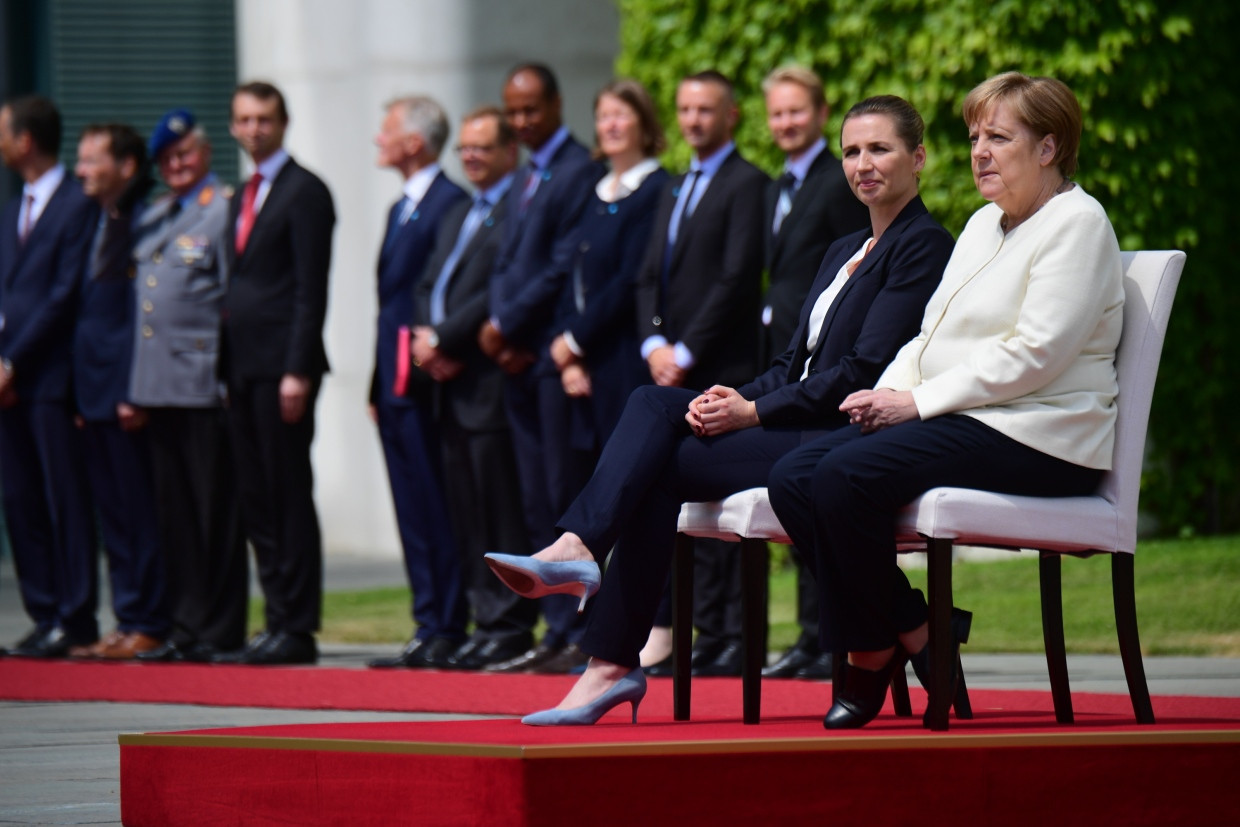 Angela Merkel mit der dänischen Ministerpräsidentin Mette Frederiksen 2019 in Berlin