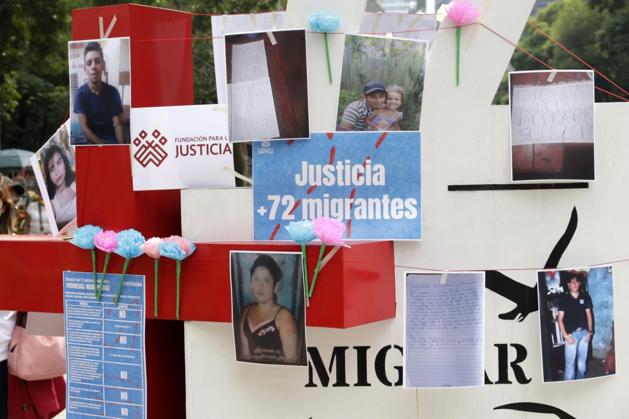 In Mexiko Stadt: Gedenken an die 72 Opfer des „Massakers von San Fernando“