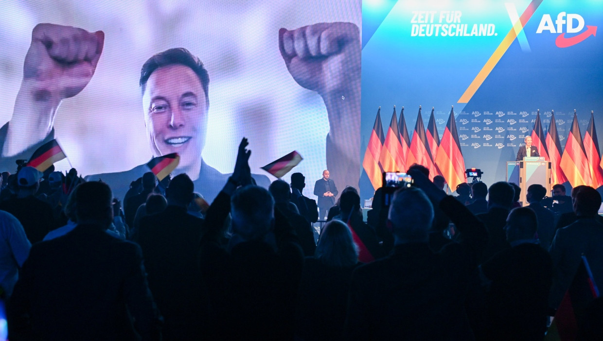 Elon Musk spricht im Januar zur Wahlveranstaltung der AfD in Halle (Saale)