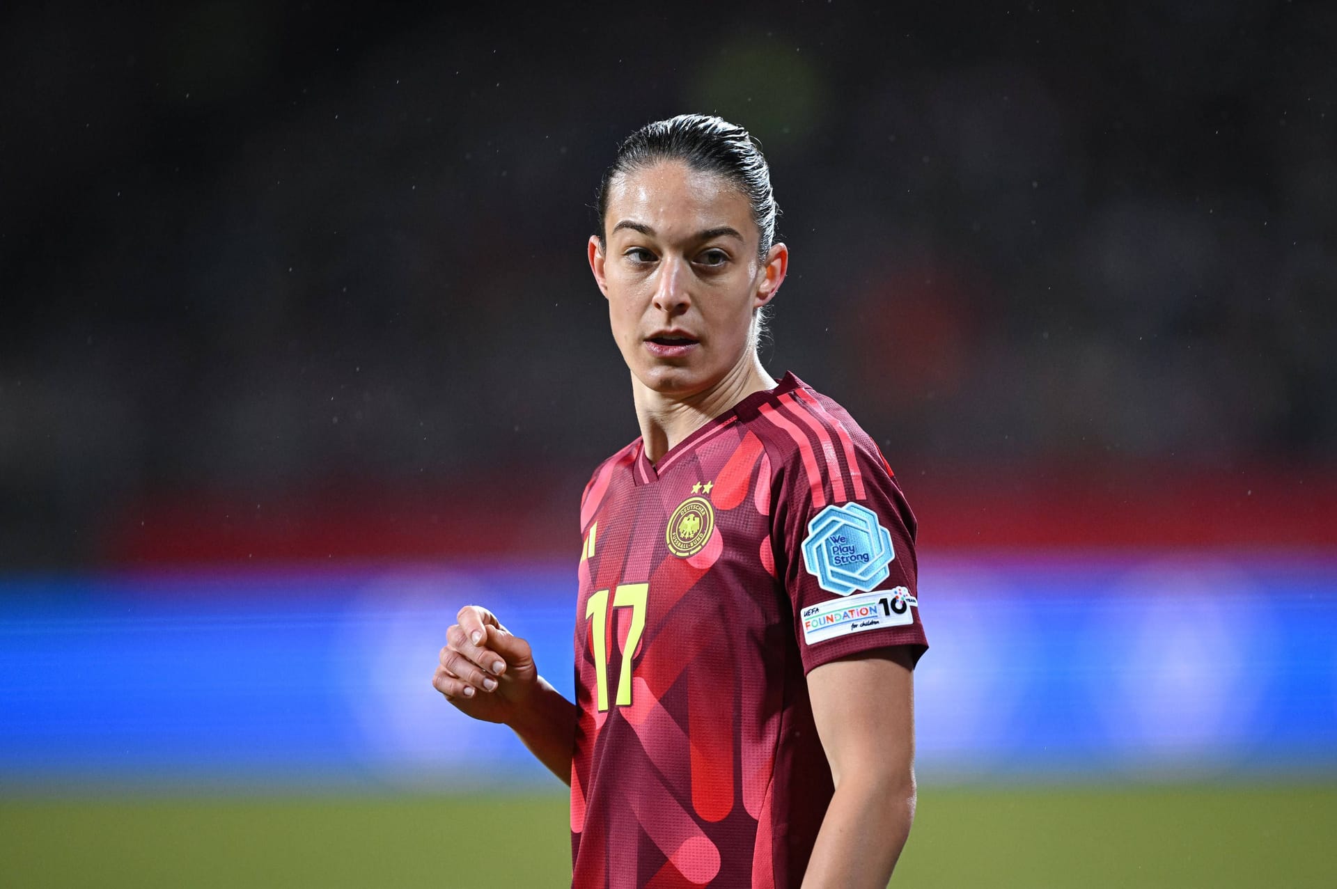 Felicitas Rauch stand noch im Februar für die deutsche Nationalmannschaft auf dem Platz. Felicitas Rauch stand noch im Februar für die deutsche Nationalmannschaft auf dem Platz.