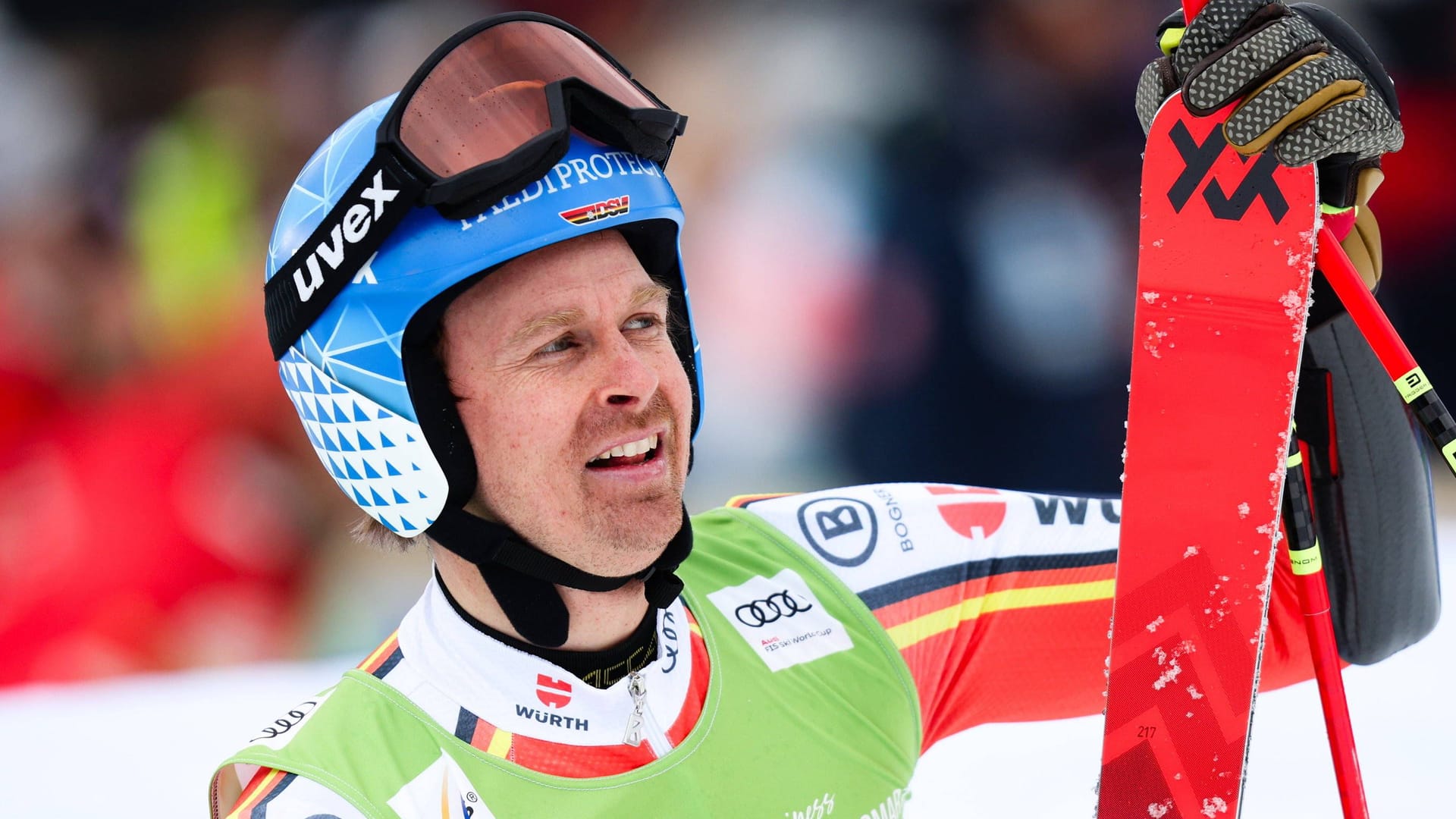 Stefan Luitz: Der deutsche Skirennfahrer schaffte es zehnmal aufs Weltcup-Podest. Stefan Luitz: Der deutsche Skirennfahrer schaffte es zehnmal aufs Weltcup-Podest.