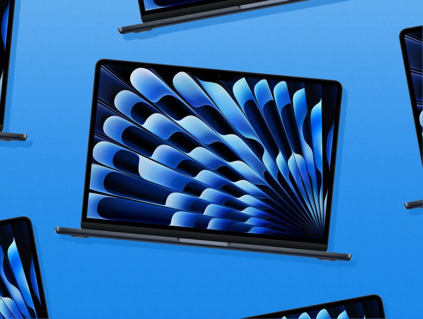 Es gibt Laptops, die unter ein Kilogramm wiegen – das hier abgebildete MacBook Air gehört zwar nicht dazu, ist dafür jedoch der leichteste Laptop von Apple.