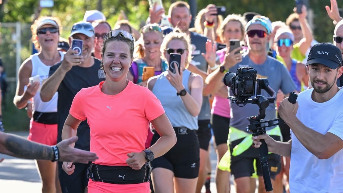 Joyce Hübner: Die Extremsportlerin hat sich ein großes Ziel gesetzt. Joyce Hübner: Die Extremsportlerin hat sich ein großes Ziel gesetzt.