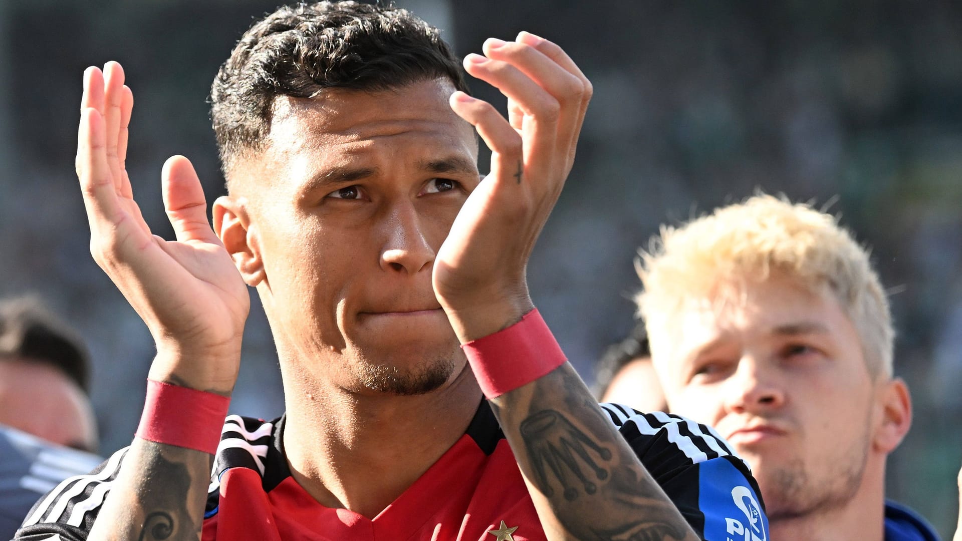 Davie Selke: Er wechselte erst vor der abgelaufenen Saison zum Hamburger SV. Davie Selke: Er wechselte erst vor der abgelaufenen Saison zum Hamburger SV.