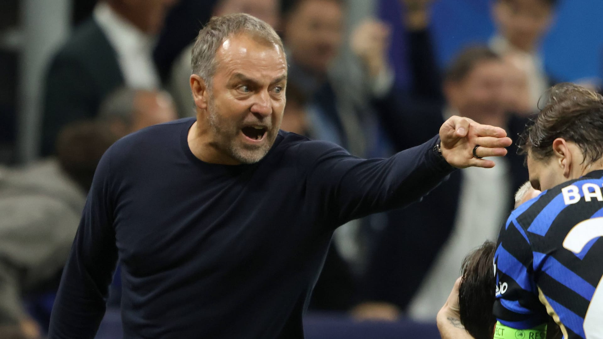 Hansi Flick: Er hat das Finale mit dem FC Barcelona verpasst. Hansi Flick: Er hat das Finale mit dem FC Barcelona verpasst.