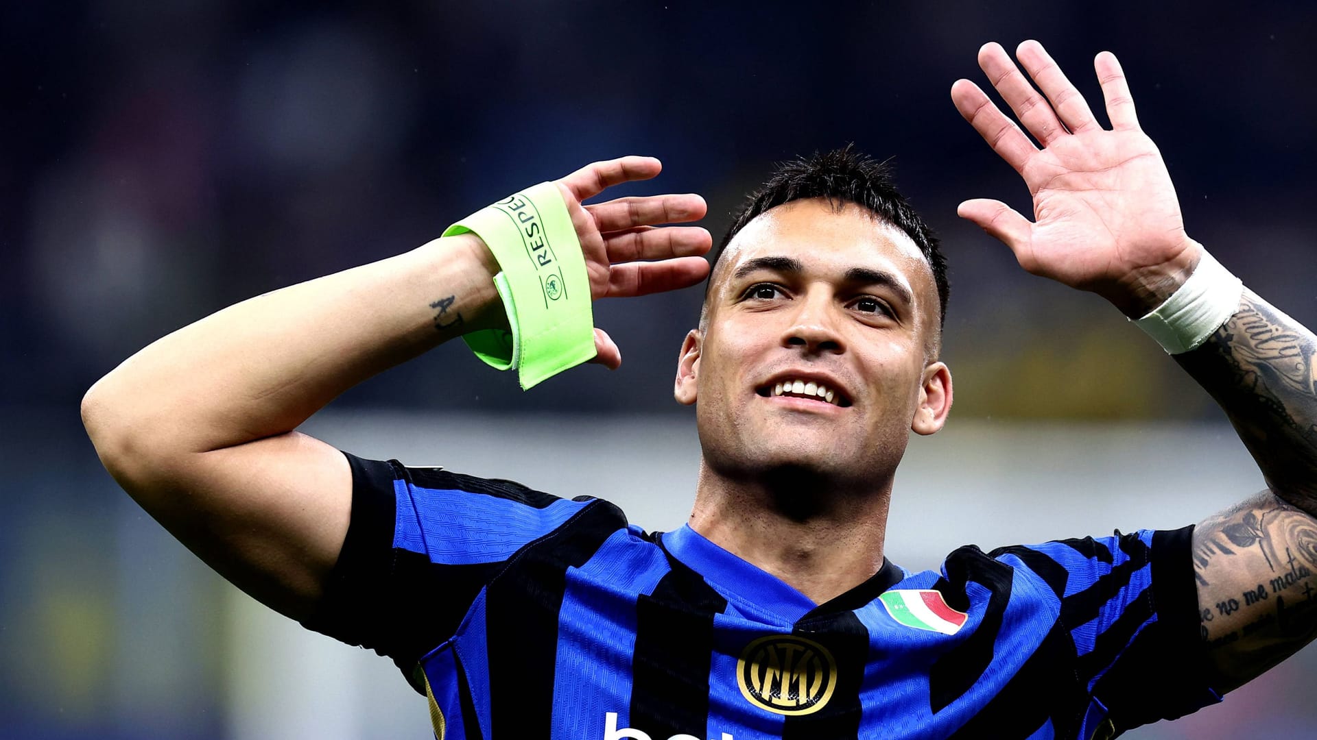 Lautaro Martínez: Er führt Inter als Kapitän an. Lautaro Martínez: Er führt Inter als Kapitän an.