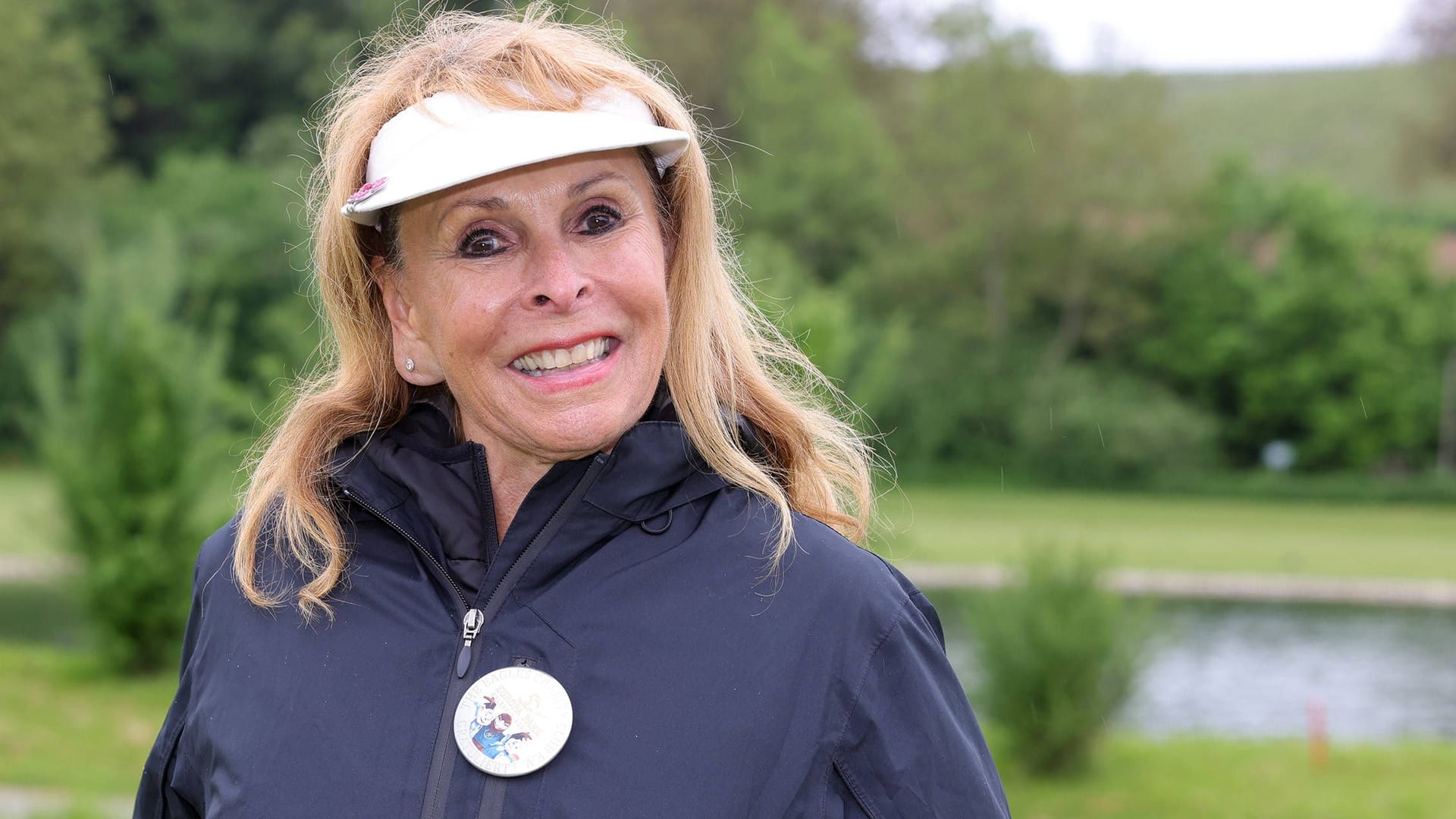 Ireen Sheer: Hier posiert sie bei einem Golfturnier im Mai dieses Jahres. Ireen Sheer: Hier posiert sie bei einem Golfturnier im Mai dieses Jahres.