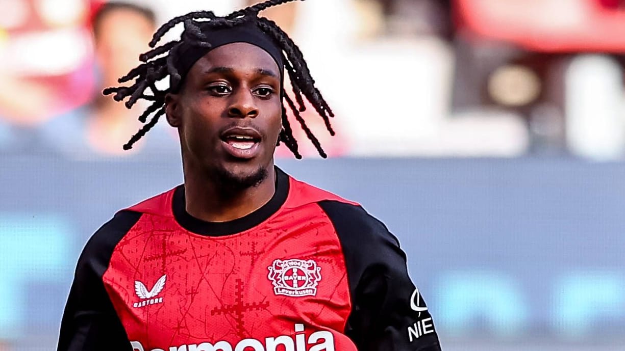 Jeremie Frimpong: Der Niederländer ist bei Bayer Leverkusen ein gesetzter Spieler. Jeremie Frimpong: Der Niederländer ist bei Bayer Leverkusen ein gesetzter Spieler.