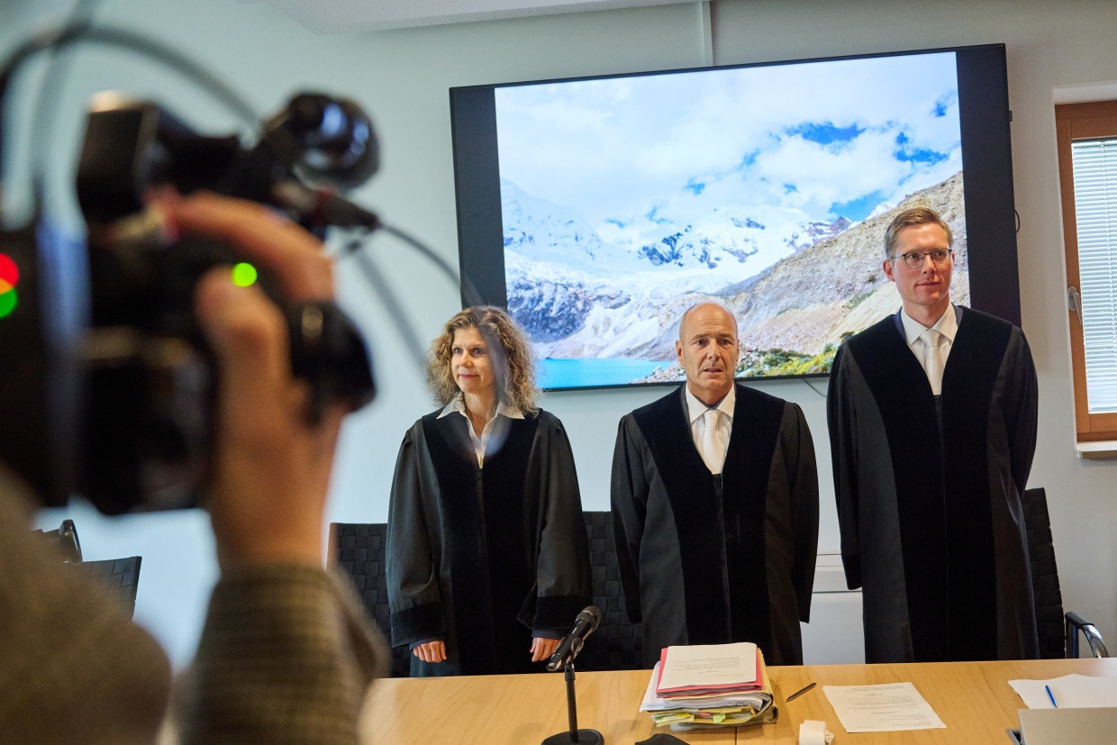 Die Urteilsverkündung am Oberlandesgericht Hamm im Fall der Klimaklage gegen RWE.
