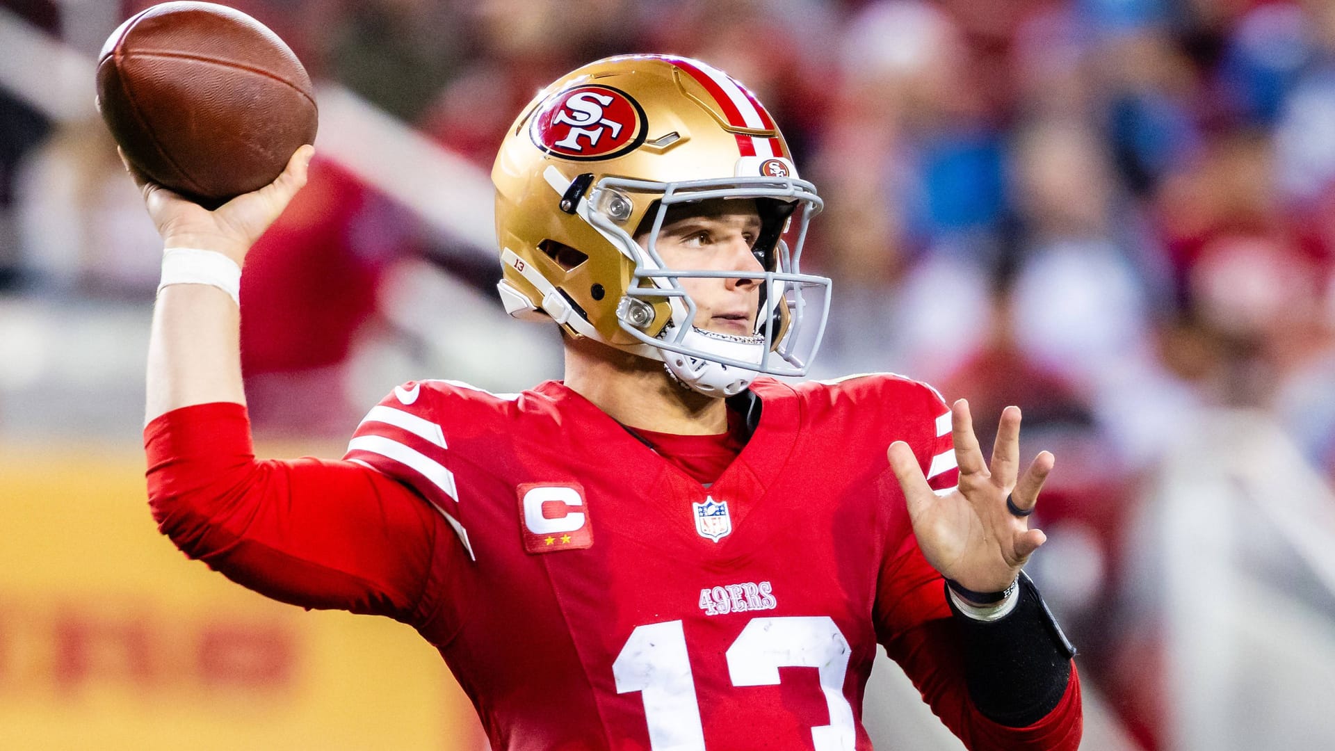Brock Purdy: Der 25-Jährige spielt seit Beginn seiner NFL-Karriere 2022 bei den San Francisco 49ers. Brock Purdy: Der 25-Jährige spielt seit Beginn seiner NFL-Karriere 2022 bei den San Francisco 49ers.