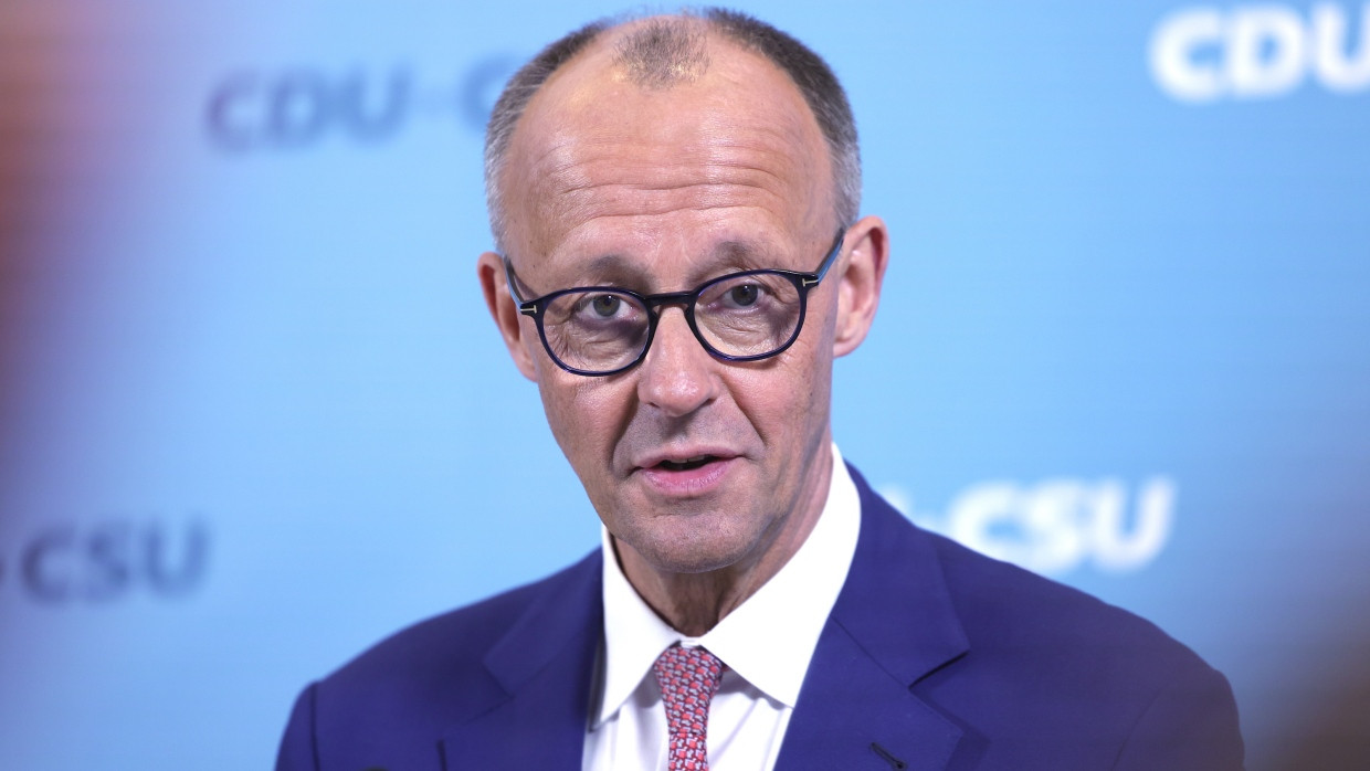 Friedrich Merz am Montag in Berlin