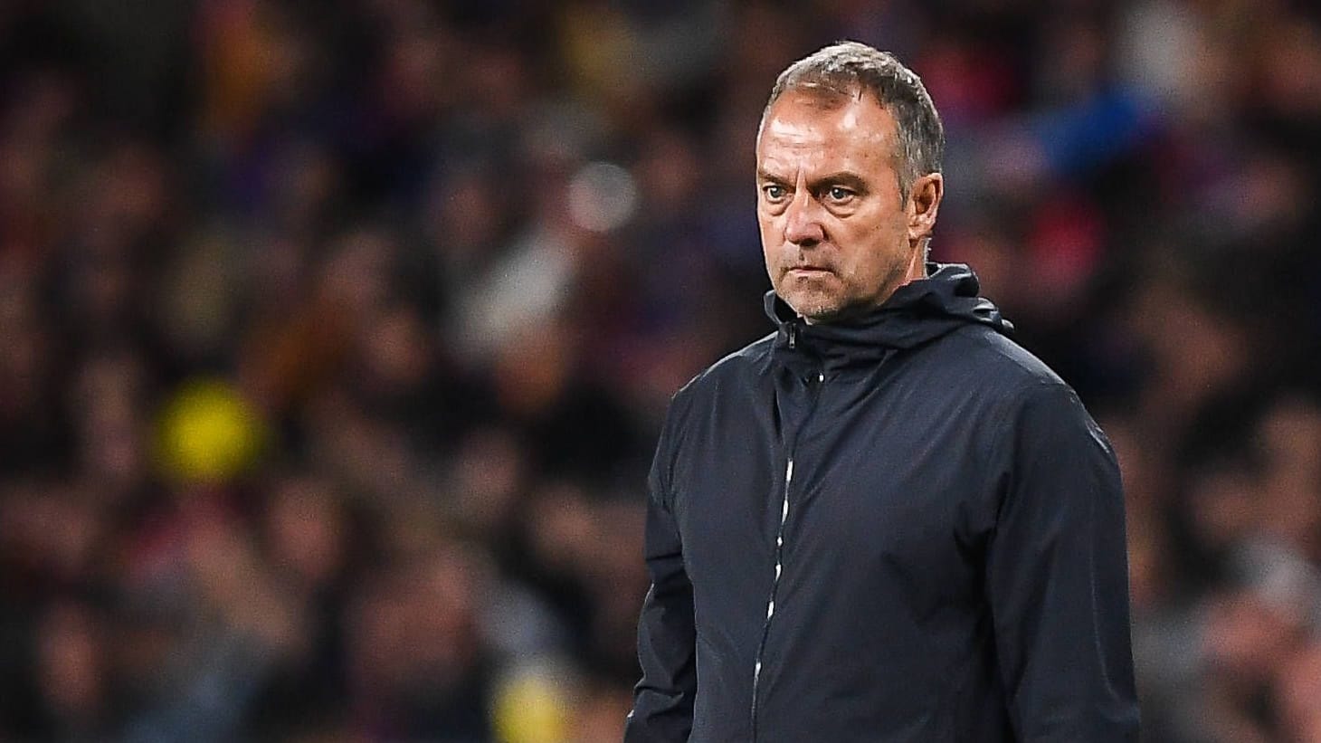 Hansi Flick: Er erlebte mit dem FC Barcelona einen ereignisreichen Champions-League-Abend. Hansi Flick: Er erlebte mit dem FC Barcelona einen ereignisreichen Champions-League-Abend.