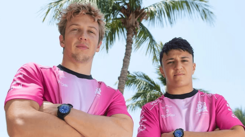 Liam Lawson (links) und Isack Hadjar: Die beiden Fahrer müssen sich an eine neue Optik ihrer Racing Bulls gewöhnen. Liam Lawson (links) und Isack Hadjar: Die beiden Fahrer müssen sich an eine neue Optik ihrer Racing Bulls gewöhnen.