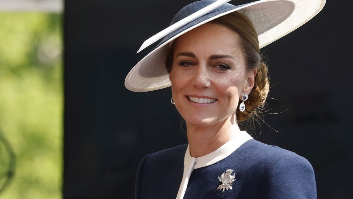 Prinzessin Kate: Sie war am Donnerstag bei einer Schiffstaufe im schottischen Glasgow. Prinzessin Kate: Sie war am Donnerstag bei einer Schiffstaufe im schottischen Glasgow.